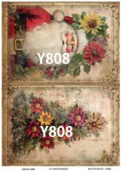 Yılbaşı Desenli Pirinç Dekopaj Model : Y808 - Line Art