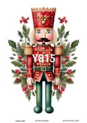 Yılbaşı Desenli Pirinç Dekopaj Model : Y815 - Line Art