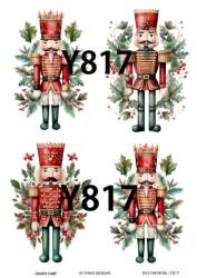 Yılbaşı Desenli Pirinç Dekopaj Model : Y817 - Line Art