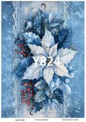 Yılbaşı Desenli Pirinç Dekopaj Model : Y824 - Line Art