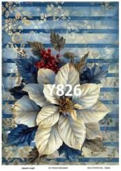 Yılbaşı Desenli Pirinç Dekopaj Model : Y826 - Line Art