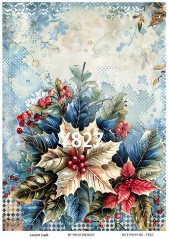 Yılbaşı Desenli Pirinç Dekopaj Model : Y827 - 1