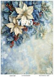 Yılbaşı Desenli Pirinç Dekopaj Model : Y829 - Line Art