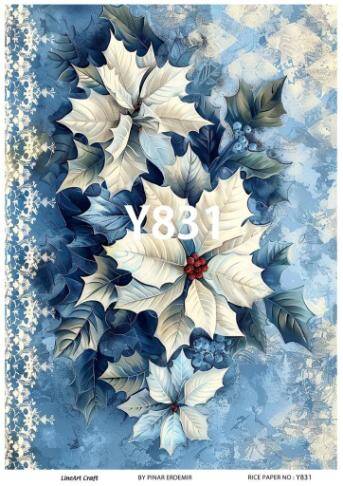 Yılbaşı Desenli Pirinç Dekopaj Model : Y831 - 1