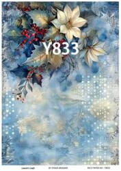 Yılbaşı Desenli Pirinç Dekopaj Model : Y833 - Line Art