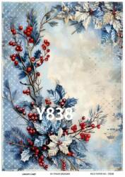 Yılbaşı Desenli Pirinç Dekopaj Model : Y838 - Line Art