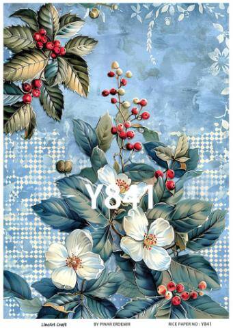 Yılbaşı Desenli Pirinç Dekopaj Model : Y841 - 1