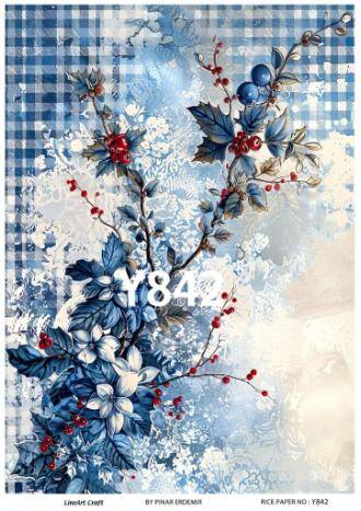 Yılbaşı Desenli Pirinç Dekopaj Model : Y842 - 1
