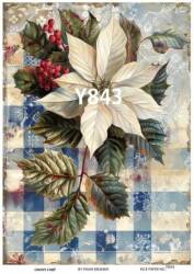 Yılbaşı Desenli Pirinç Dekopaj Model : Y843 - Line Art