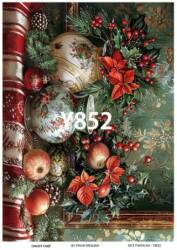 Yılbaşı Desenli Pirinç Dekopaj Model : Y852 - Line Art