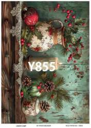 Yılbaşı Desenli Pirinç Dekopaj Model : Y855 - Line Art