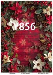 Yılbaşı Desenli Pirinç Dekopaj Model : Y856 - Line Art