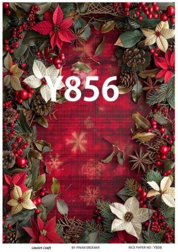 Yılbaşı Desenli Pirinç Dekopaj Model : Y856 - 1