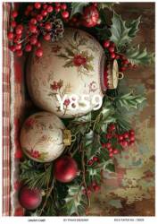 Yılbaşı Desenli Pirinç Dekopaj Model : Y859 - Line Art