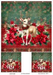 Yılbaşı Desenli Pirinç Dekopaj Model : Y874 - Line Art