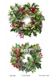 Yılbaşı Desenli Pirinç Dekopaj Model : Y887 - Line Art