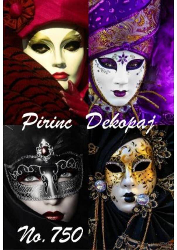 Yılbaşı Desenli Pirinç Dekopaj No : 750 - 1