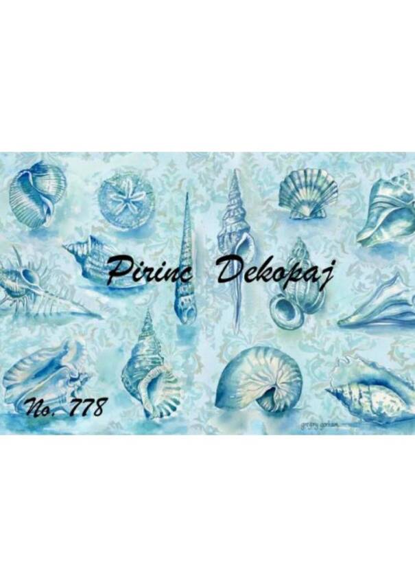 Yılbaşı Desenli Pirinç Dekopaj No : 778 - 1