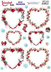 Yılbaşı Desenli Sulu Transfer Kağıdı STY-233 - Tual Hobi Craft Ist