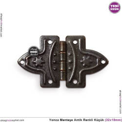 Yonca Menteşe Antik Renkli Küçük (32x18mm) - Tual Hobi Sanat