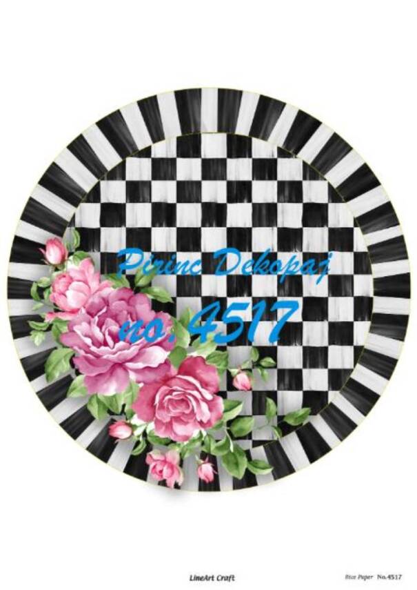 Yuvarlak Damalı Pirinç Dekopaj Model : 4517 - 1