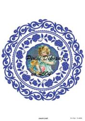 Yuvarlak Desenli Pirinç Dekopaj Model : 4504 - Line Art