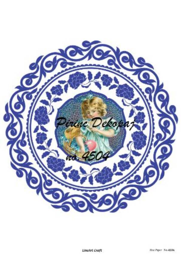 Yuvarlak Desenli Pirinç Dekopaj Model : 4504 - 1