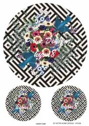 Yuvarlak Desenli Pirinç Dekopaj Model : HYVN08 - Line Art