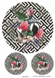 Yuvarlak Desenli Pirinç Dekopaj Model : HYVN11 - Line Art