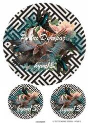 Yuvarlak Desenli Pirinç Dekopaj Model : HYVN13 - Line Art