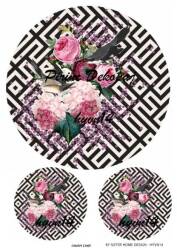 Yuvarlak Desenli Pirinç Dekopaj Model : HYVN14 - Line Art