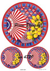 Yuvarlak Limon Desenli Pirinç Dekopaj Model : 4739 - Line Art