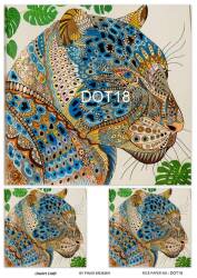 Yuvarlak Mandala Desenli Pirinç Dekopaj Model : DOT18 - Line Art