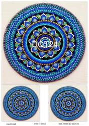 Yuvarlak Mandala Desenli Pirinç Dekopaj Model : DOT24 - Line Art