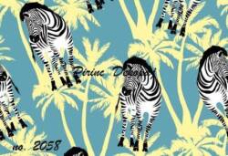 Zebra Desenli Pirinç Dekopaj Model : 2058 - Line Art