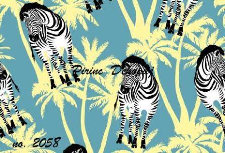 Zebra Desenli Pirinç Dekopaj Model : 2058 - 1