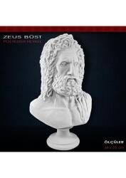 Zeus Büst Heykeli (38x23cm) Ham Polyester - Tual Hobi Sanat (1)